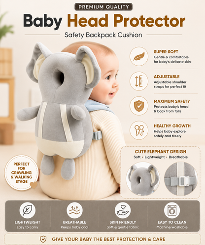 Baby Head protector and Helmet with Free knees pad SET -3