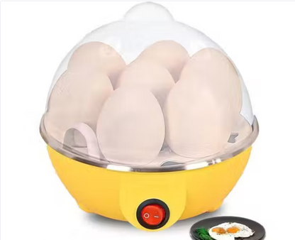"Single Layer Egg Boiler – Ultra-Compact Electric Egg Cooker for Perfectly Boiled Eggs, Easy to Use and Space-Saving Design".