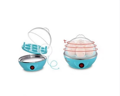 "Single Layer Egg Boiler – Ultra-Compact Electric Egg Cooker for Perfectly Boiled Eggs, Easy to Use and Space-Saving Design".